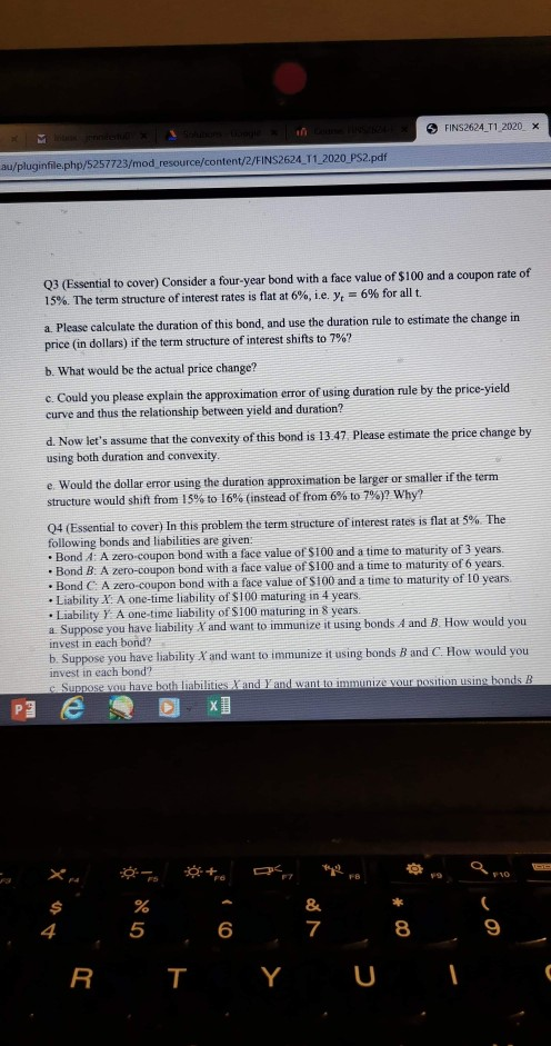 Would the dollar error using the duration approximation be larger or smaller