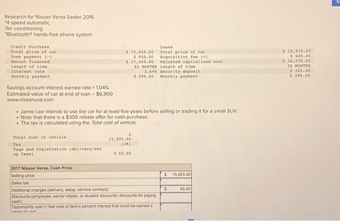 "Biuetooth" hands-free phone system Savings account interest earned rate =1.04% Estimated value