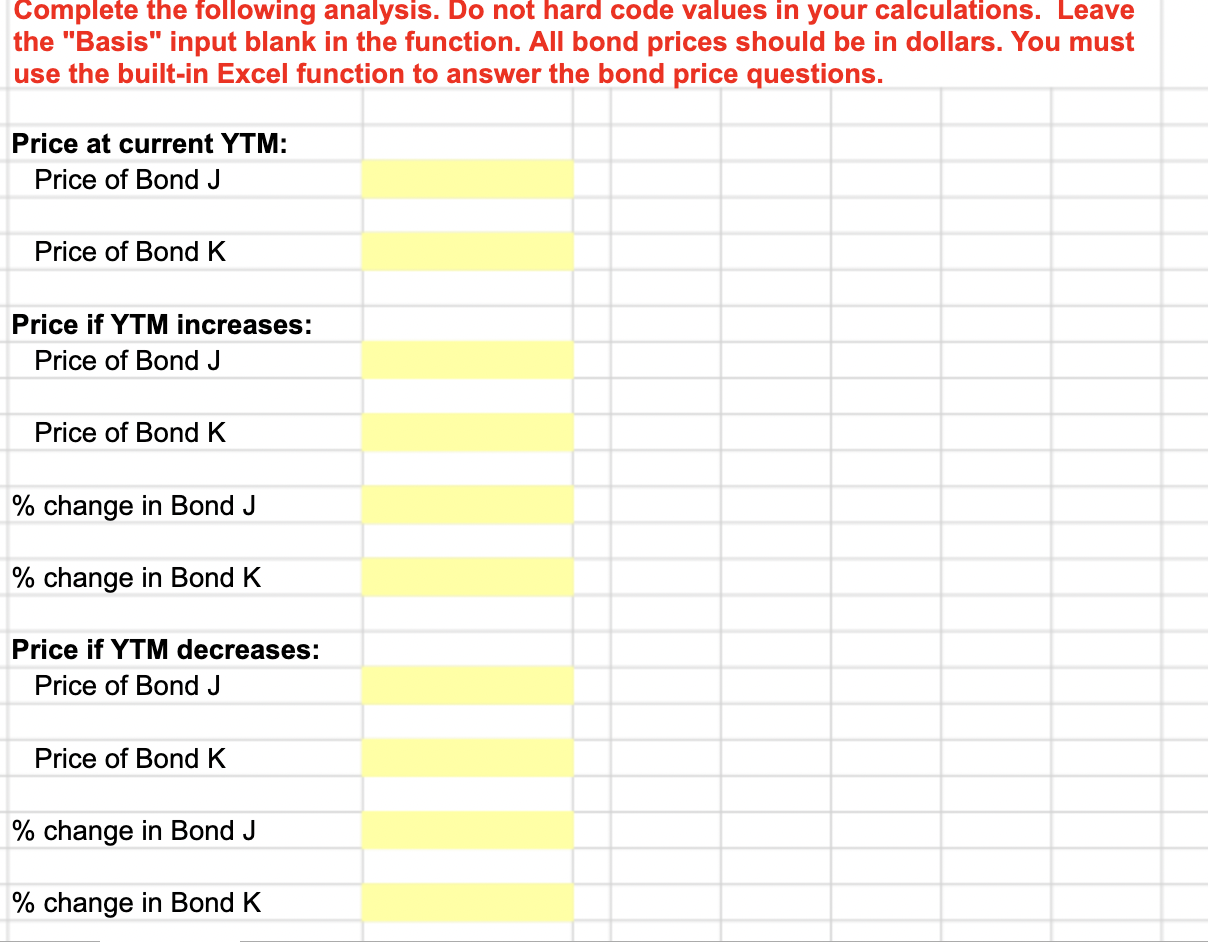 rate of 3 percent. Bond K has a coupon rate of 9