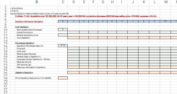please solve the table below and show all formulas used. thanks B