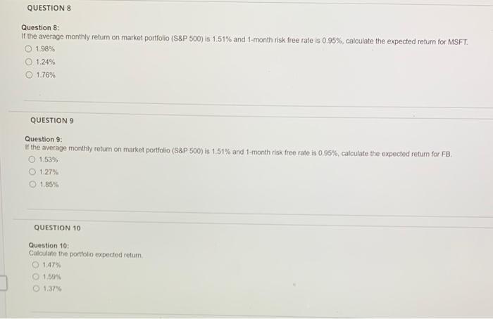 \\ \hline 8/1/2017 & 74.77 & 0.39 & 0.033837691 \\ \hline 9/1/2017