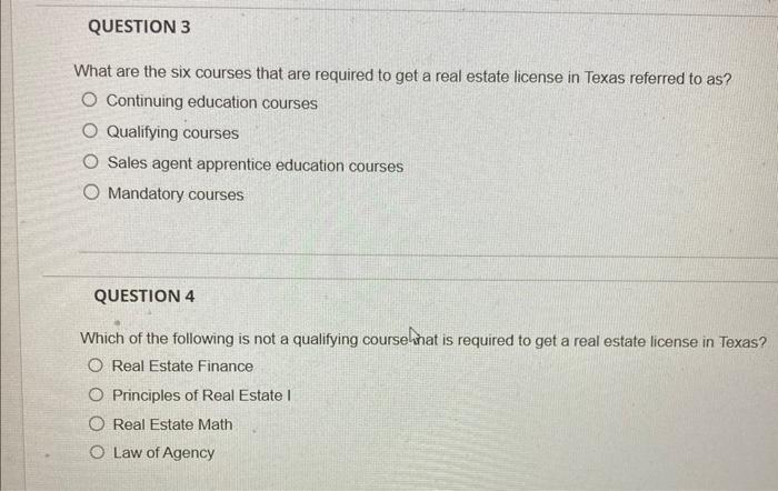 answer both pls What are the six courses that are required to