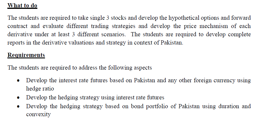  What to do The students are required to take single 3