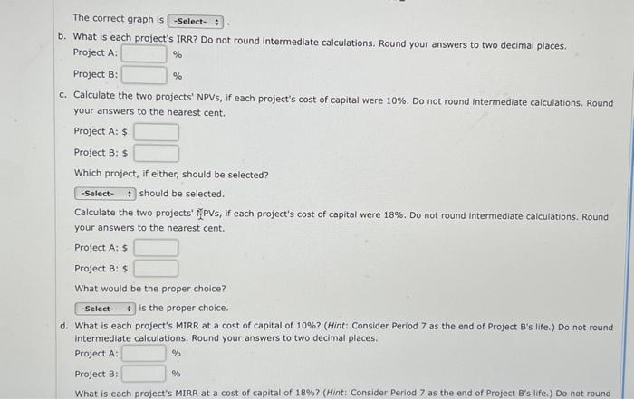 1000 800 Year Project A 0 1 2 3 4 5 6