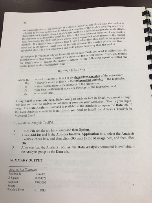 first. RATE OF RETURN asset, your from that investment is called your