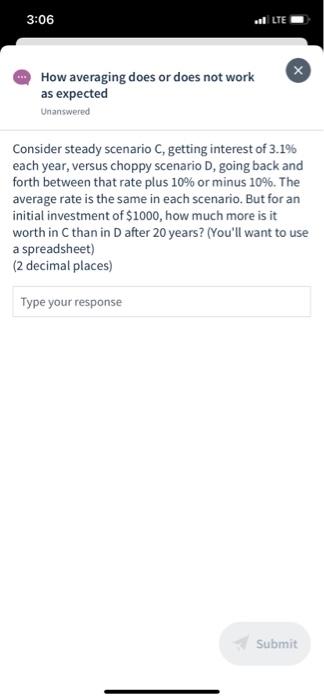 3:06 el LTE How averaging does or does not work as