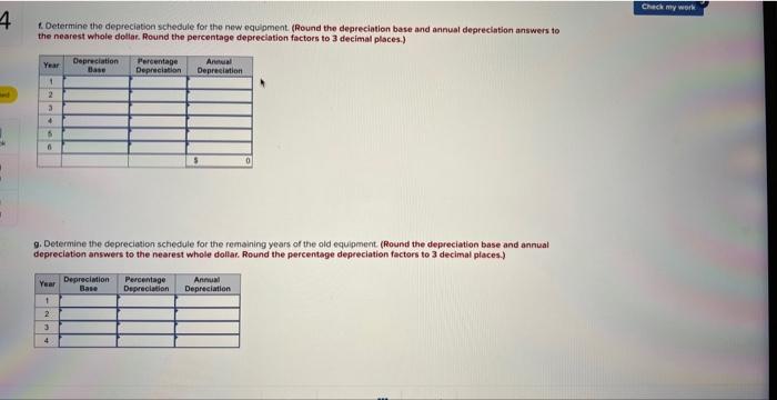 for MACRS depreciation and can currently be sold for $41,800. A new