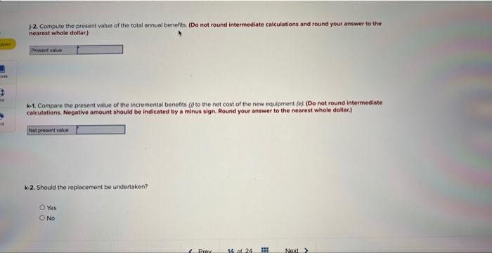 stream of added cost savings for the next six years. Use Iable.12-12.