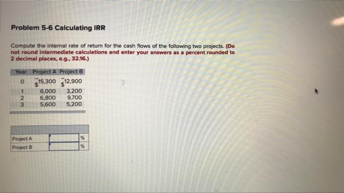 appreciate it. Check NPV and IRR A project that costs $236,34764 to