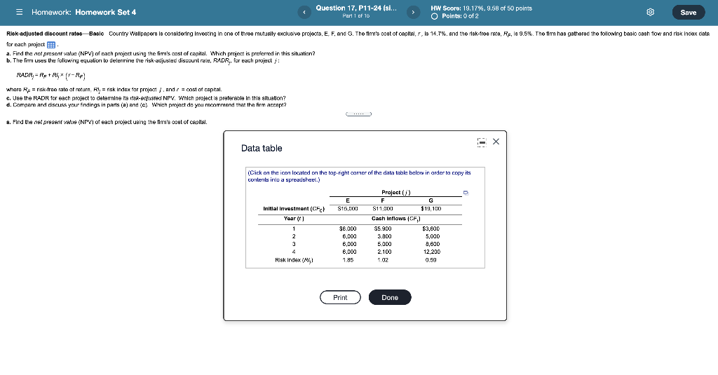  Homework: Homework Set 4 Question 17, P11-24 (si... Part 1 of