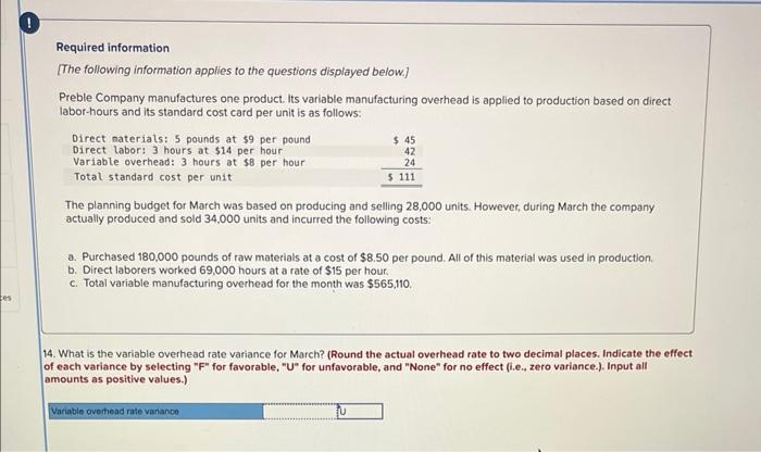 wrong answer. Required information [The following information applies to the questions displayed