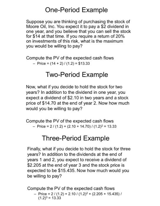 please explain this without financial calculator Suppose you are thinking of purchasing
