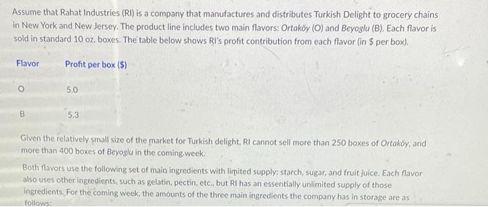 Please put answer in Excel table with the formula on how you