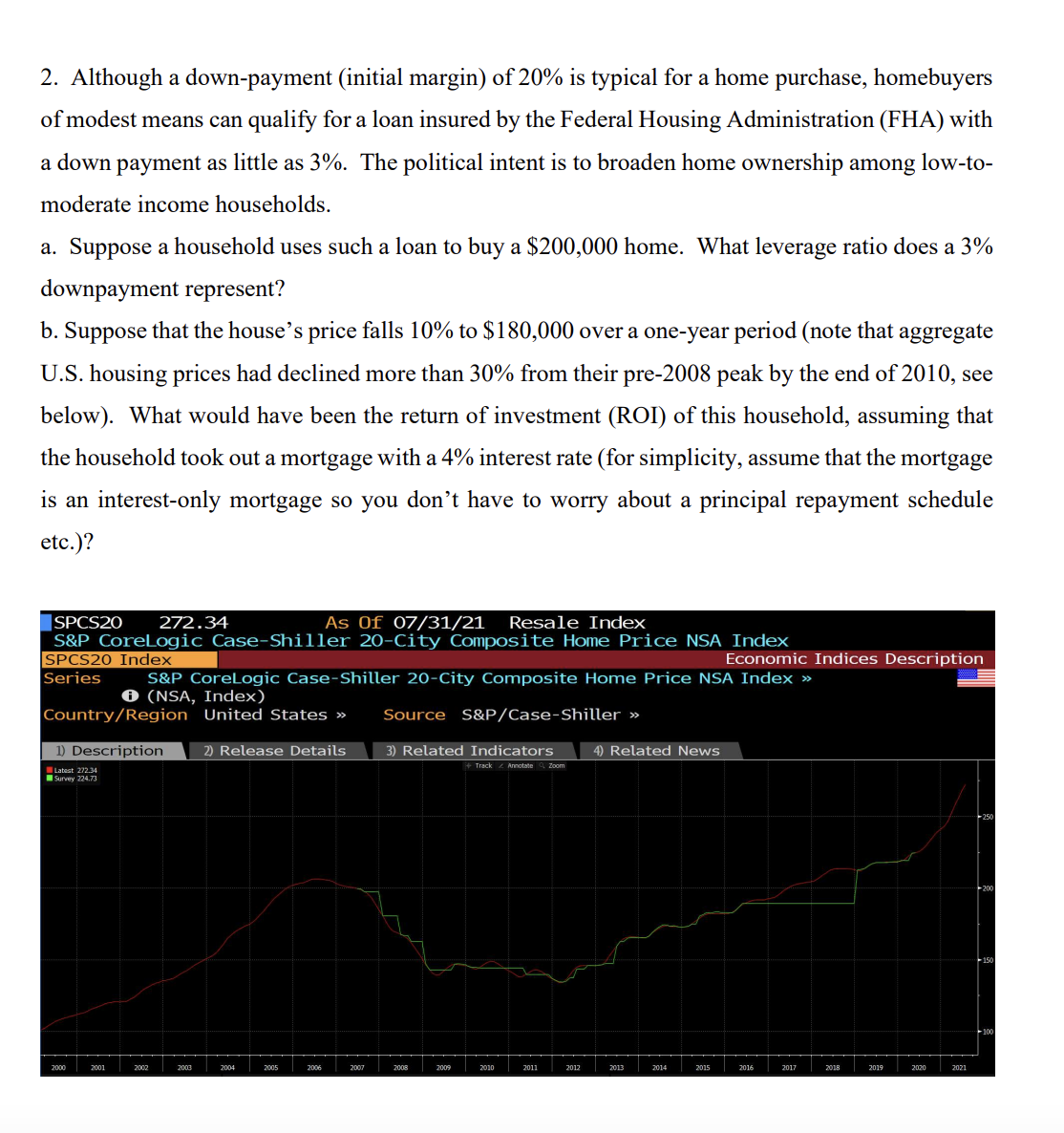  2. Although a down-payment (initial margin) of 20% is typical for