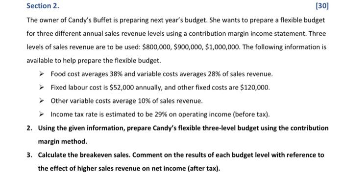 for question 3 the comments should Also compare the net income as