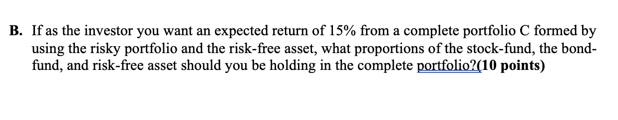 assets. The first is a stock, the second is a long- term