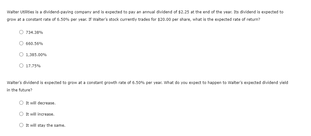 grow at a constant rate (g) of 4.00% per year. If the