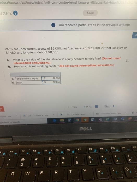  education.com/ext/map/index.html?_con=con&external_browser=0&launchurl=https%253 napter 2 Saved You received partial credit in the previous
