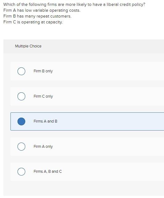  ####Managerial finance, what is the correct choice? #### I will upvote