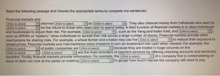  Answer options are the same for all the boxes, please see