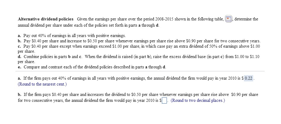 I calculated the answer for a, but I am not sure on