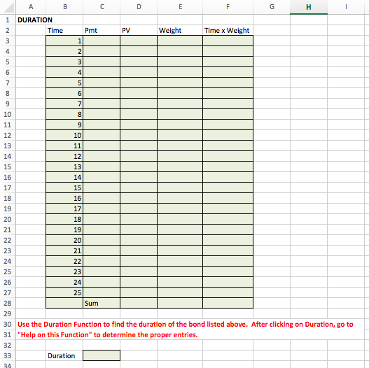 4. (EXCEL TEMPLATE) a) Use the Present Value (PV) function to