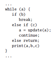 Consider the following program fragment: Note that no matter which leg of