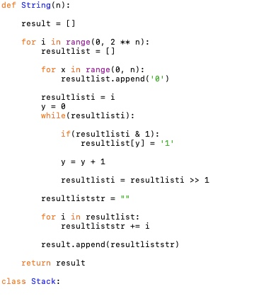 1) Design and implement -in Python- a function to generate all length-n
