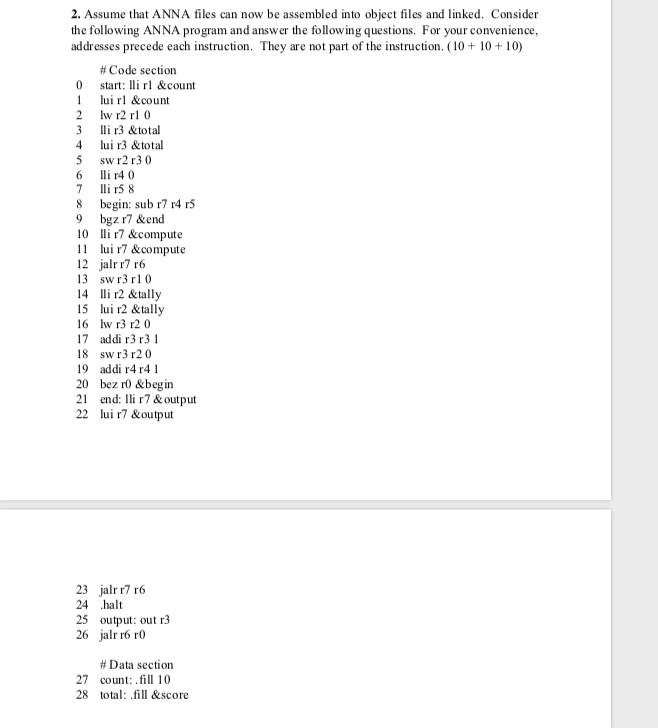 Please answer part A, B and C based on the Anna code.