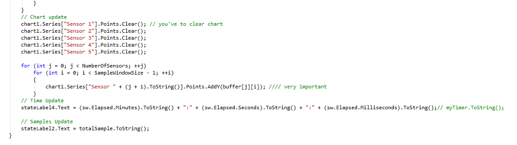 Buffer int NumberOfSensors-new int(); long totalSample-new Int32); int SamplewindowSize-new int(); /I width