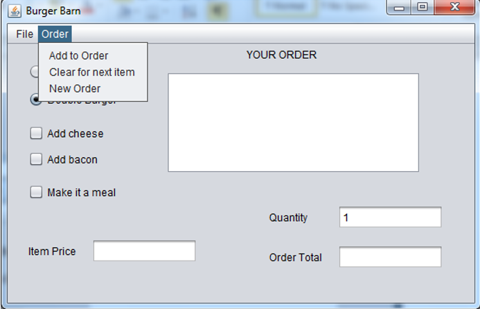 Enhanced GUI Application using Additional Swing Components OBJECTIVES Create a GUI that