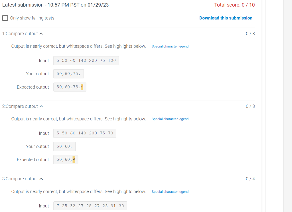1.14 LAB: Output values below an amount Write a program that first