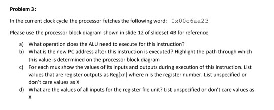  this is the side 12 for reference Problem 3: In the