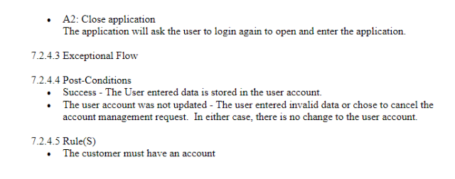 The Manage Account use case allows the User to update the User