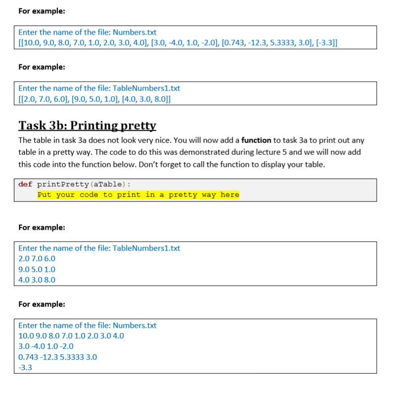 now know how to read a file and print out each line