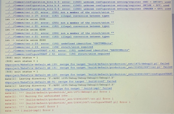 ID (00000c40) does not match expected Device ID (00001200). Or strange error