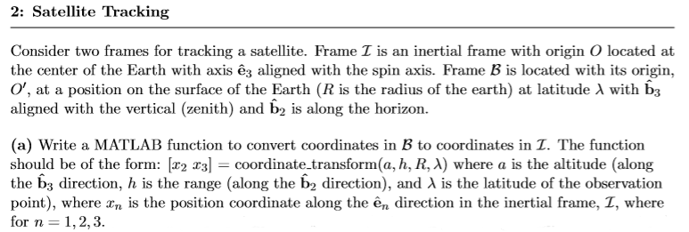  Example function: function [x y] = cylindrical2cartesian(r,theta) %UNTITLED7 Summary of this