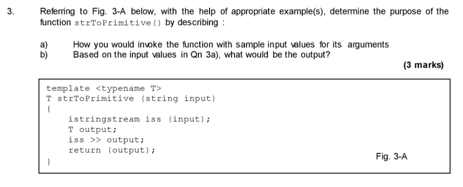 Using C++ Program: 3. Referring to Fig. 3-A below, with the help