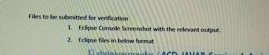 Files Not applicable 5. Problem Statement .Create a HashMap object in the