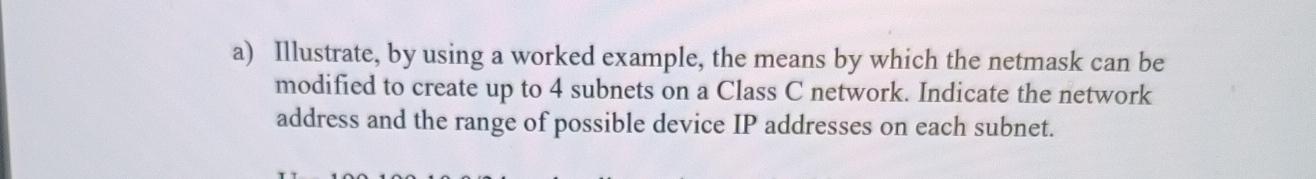  Please Illustrate, by using a worked example, the means by which