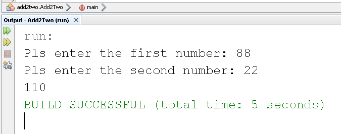  in java using netbeans write the code o this output 
