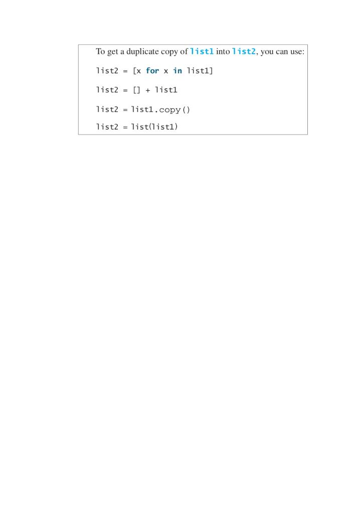 Basic List practice Open the interpreter (black window) and do the following