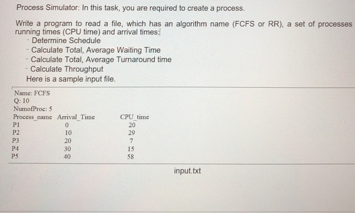 Using Unix only, working program and not copied from other chegg