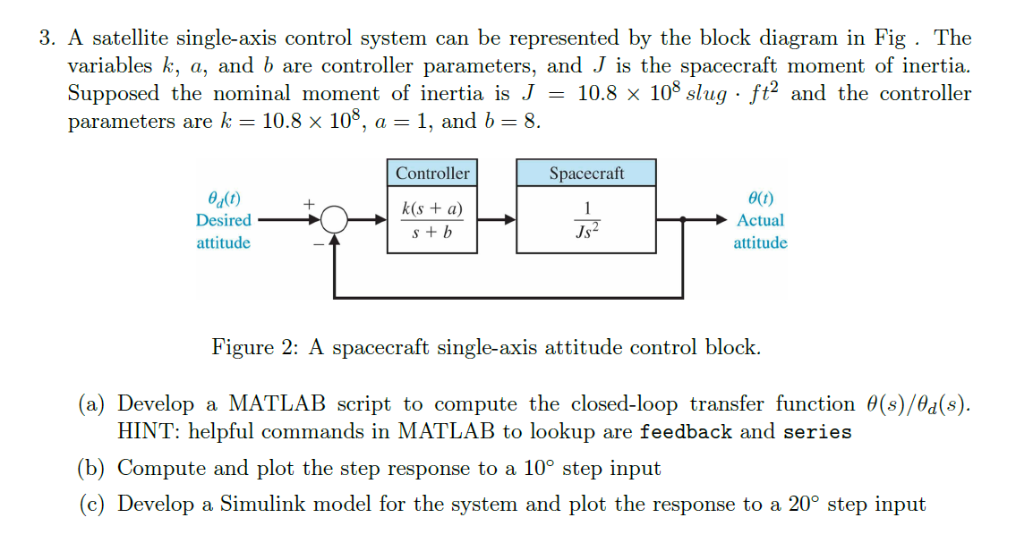 I particularly only really need help making the simulink model 3. A