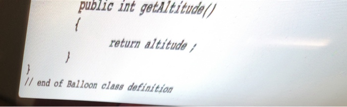 "test" class (aka: a "driver" class or "elient code") that uses the