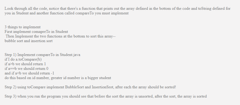 I mostly need help with step 1 I'm unsure on how