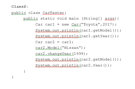 listed below then state the type of the error. _______________________________________ Q2 Consider
