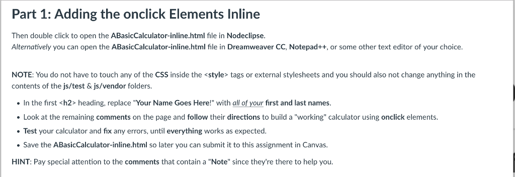 I need help to compile a calculator with Javascript. This is the