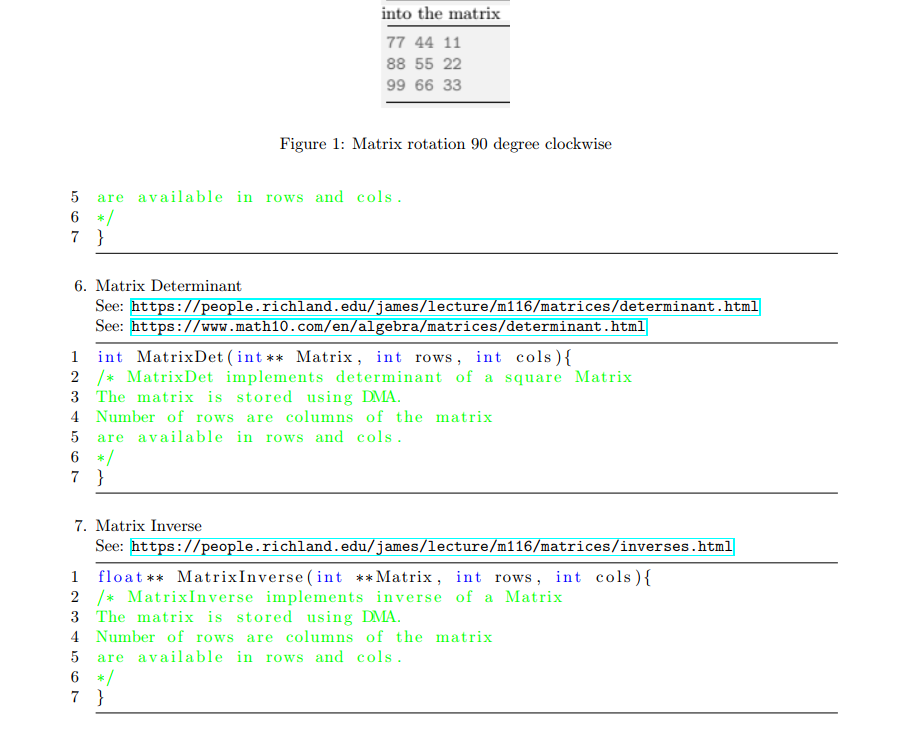 of values in the form of rows and columns. In this question,