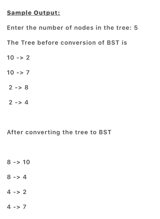  Write a Java program to implement a binary search tree. User